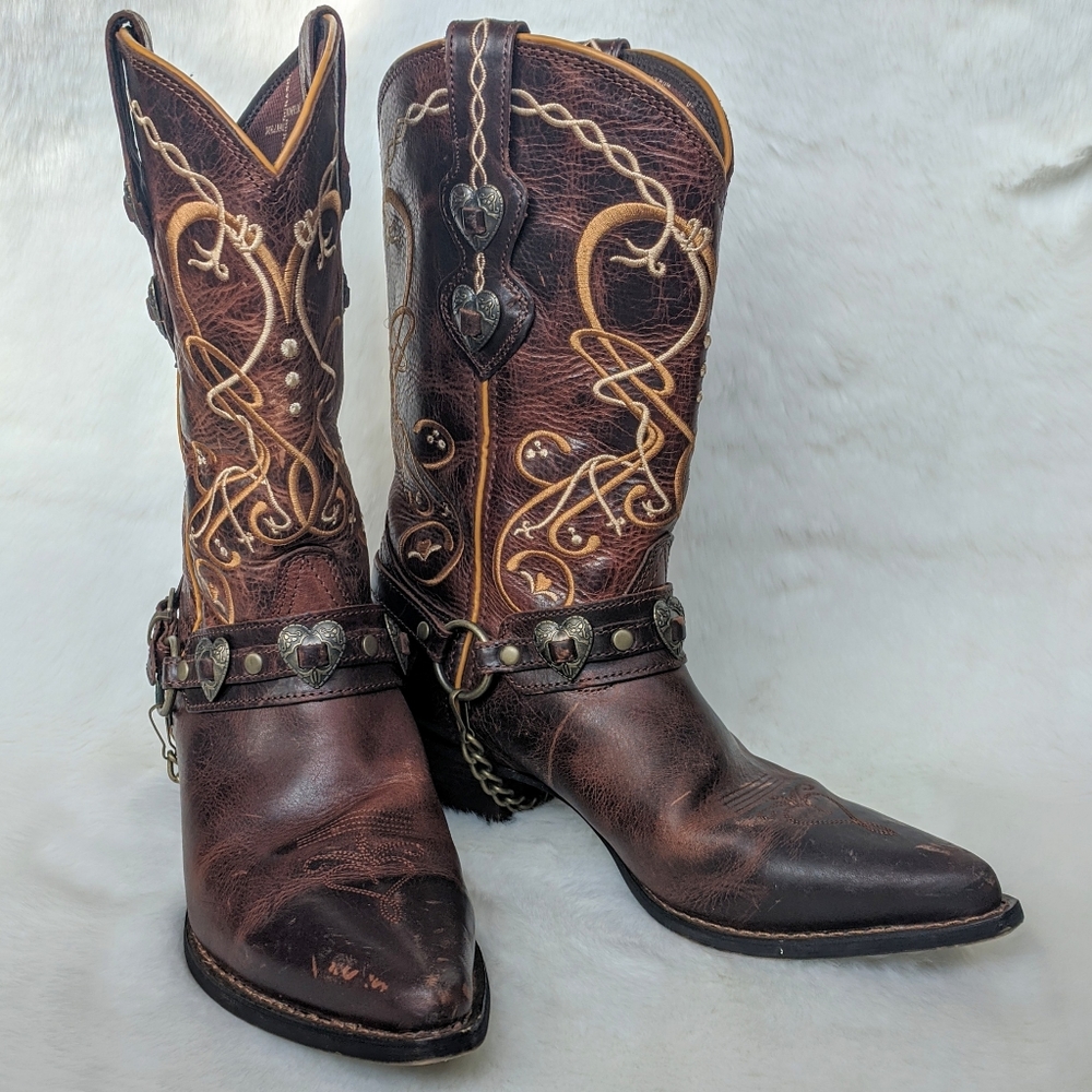Crush by Durango Heart Concho Western Boots